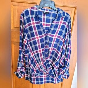 Plaid Blouse